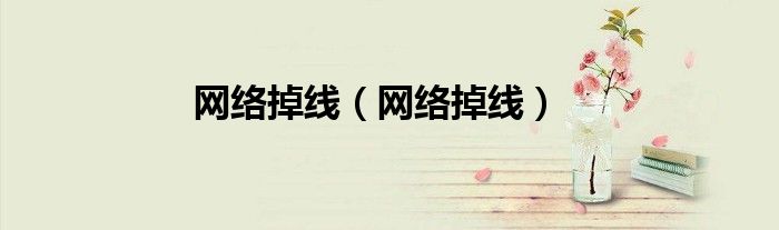 网络掉线（网络掉线）